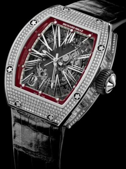 Review Richard Mille RM 023 OR BLANC FULL SET With diamond Replica Watch